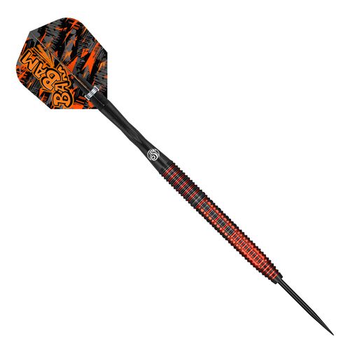 SHOT PRO SERIES-BRADLEY BROOKS STEEL TIP DART SET - 90% TUNGSTEN BARRELS 23gm