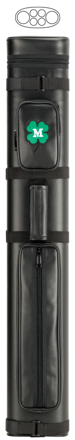 McDermott 2x4 Oval Hard Case Black w/ Clover - image 2