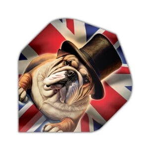 Flights - British flag and Bulldog with top hat