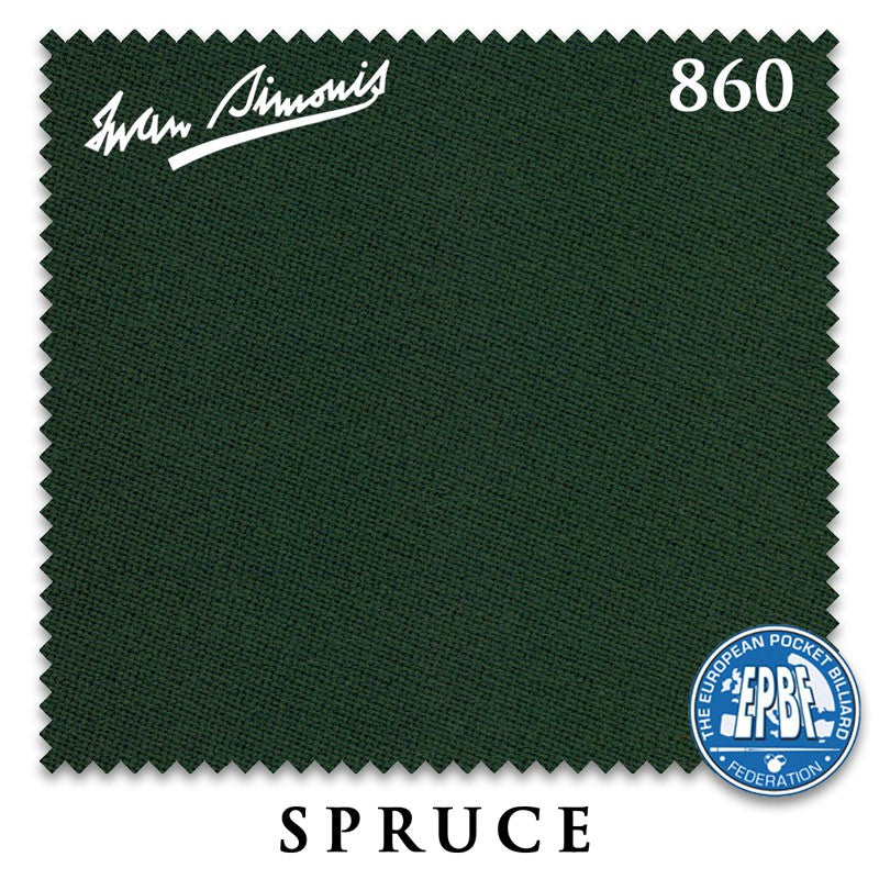 Spruce Simonis 860 pool table cloth swatch