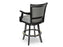 Black & Gray Bar Stool With Back