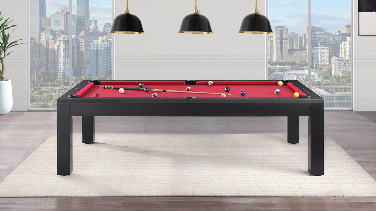 Baylor 7 Ft Pool Table with Stone Rails