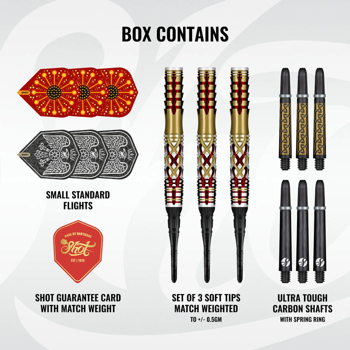 Goths Alaric Soft Tip Dart Set - 95% Tungsten Barrels