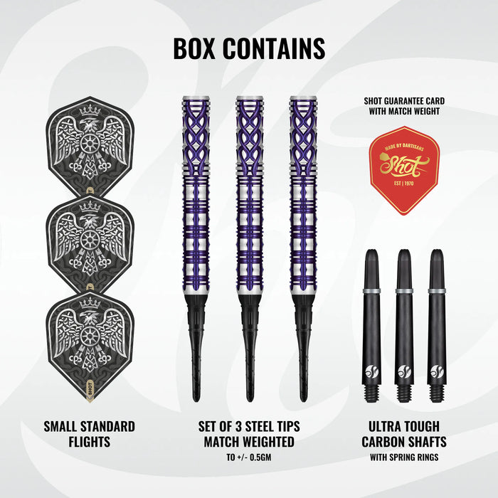 Goths Visara Soft Tip Dart Set - 90% Tungsten Barrels