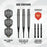 Goths Wulfaz Soft Tip Darts Set - 90% Tungsten Barrels