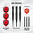 Zen Scallop Soft Tip Dart Set - 90% Tungsten Barrels