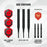 Zen Straight Soft Tip Dart Set - 90% Tungsten Barrels