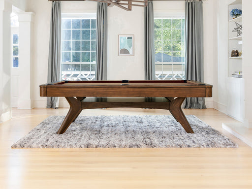 Imperial Brevik 8' pool table, solid walnut, camel cloth