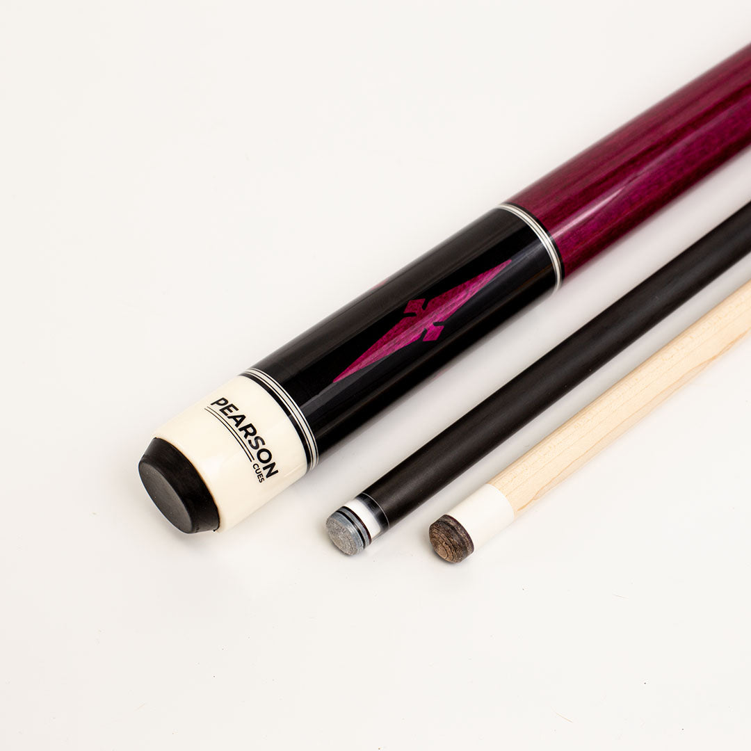 Pearson Players Series Raspberry Carbon Fiber Cue