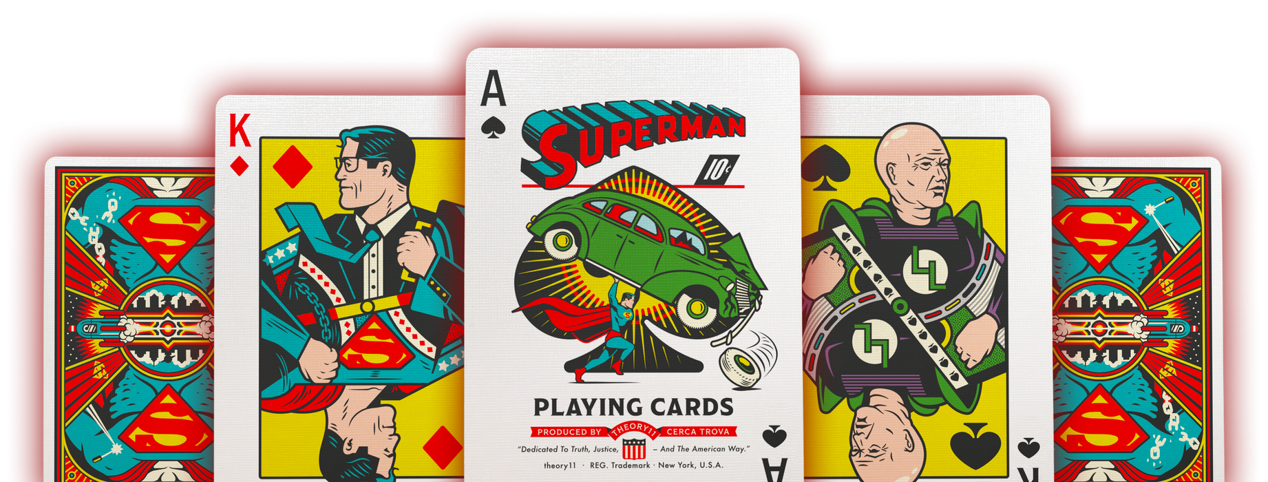 THEORY 11 Superman Comic Playing Cards