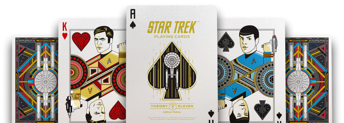Theory 11 Star Trek Playing Cards - Light Edition