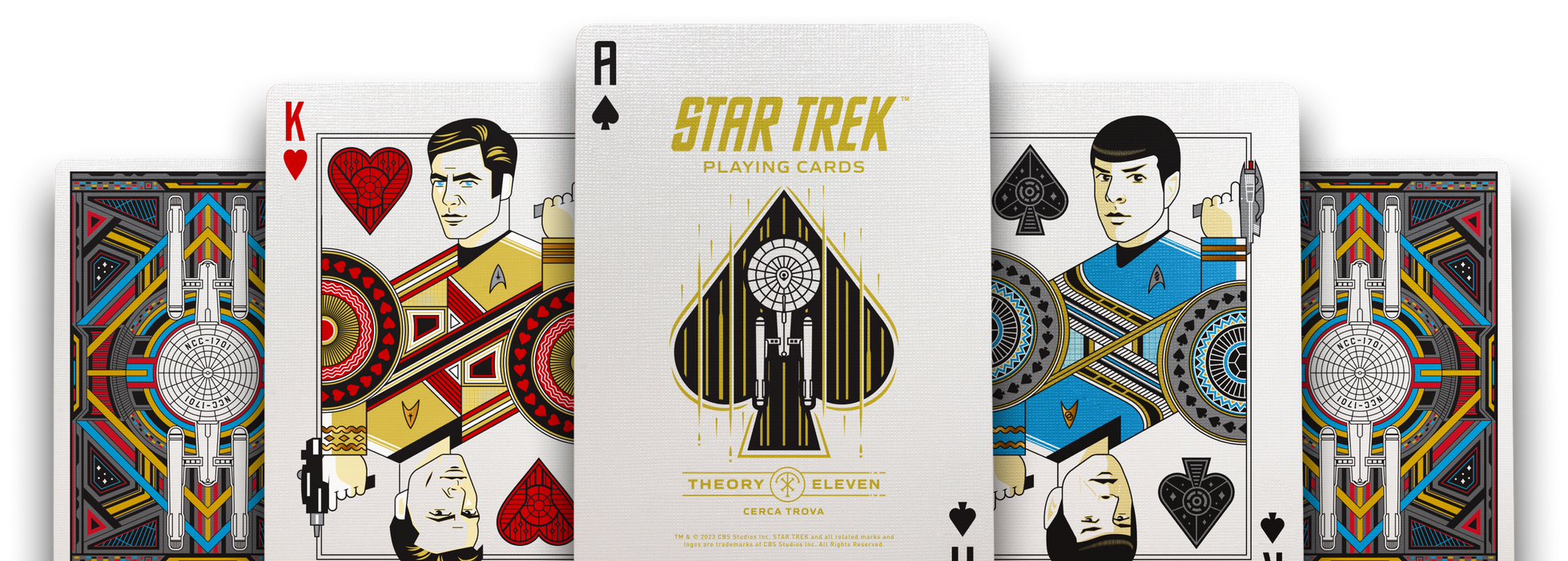 THEORY 11 Star Trek Playing Cards - Light Edition