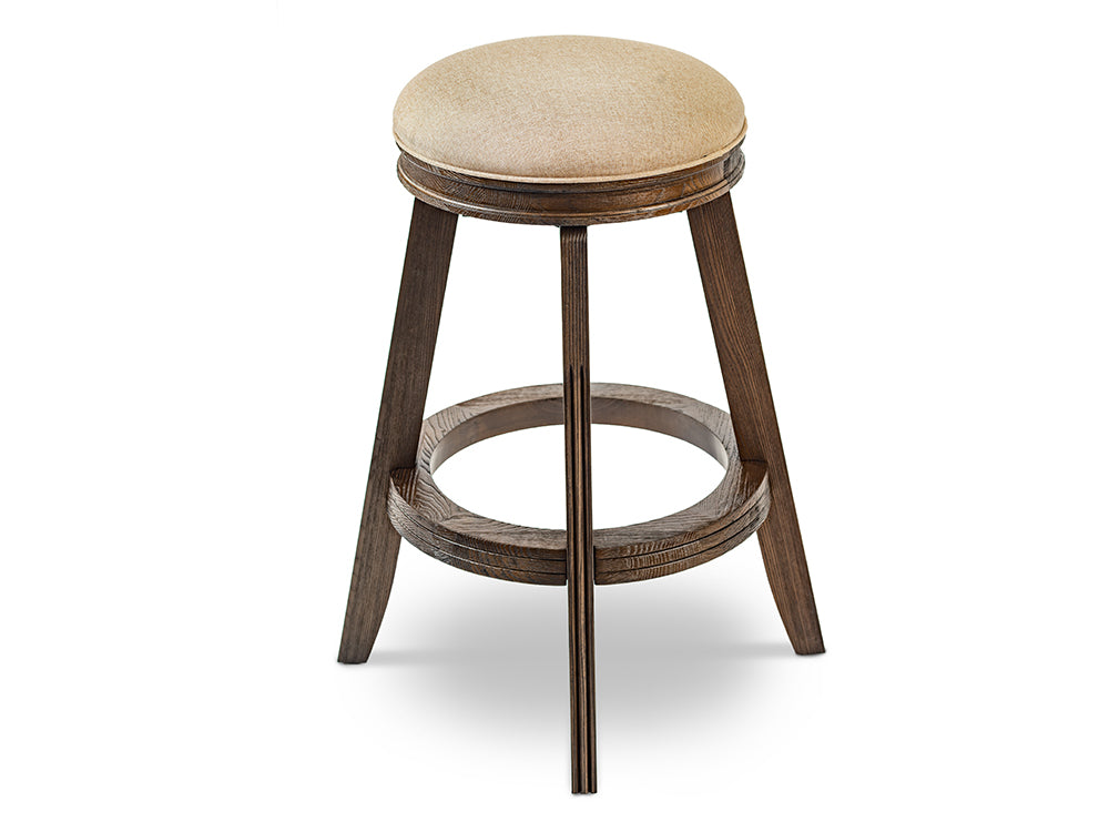 Charcoal-Brown Pub Stool