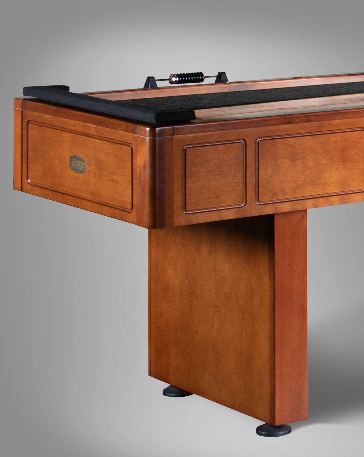 Legacy Classic 9 Ft Shuffleboard end closeup