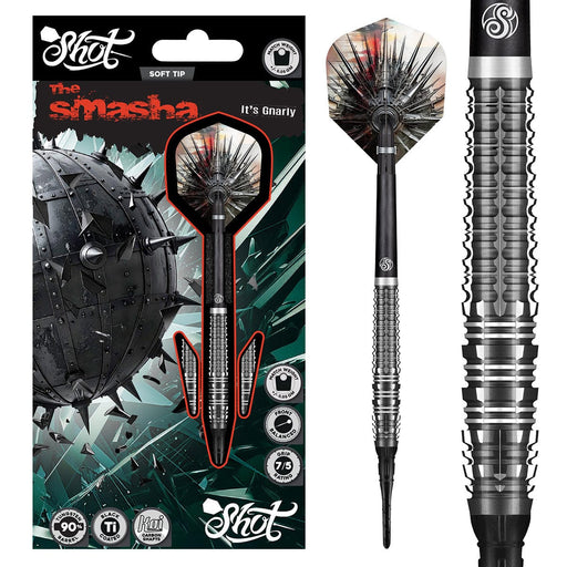 Gnarly Smasha Soft Tip Dart Set-90% Tungsten Barrels