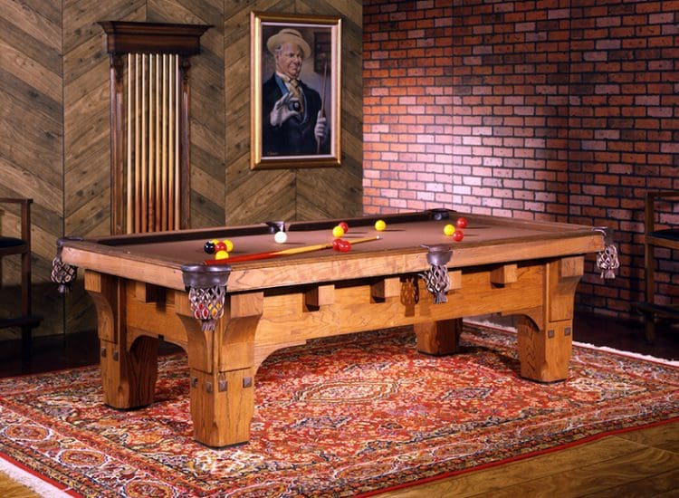 Gw Mission pool table by Golden West Billiards