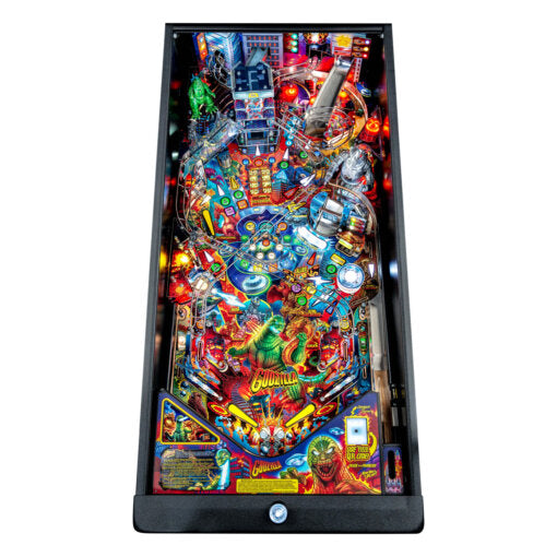 Used Godzilla Premium Pinball Machine by Stern