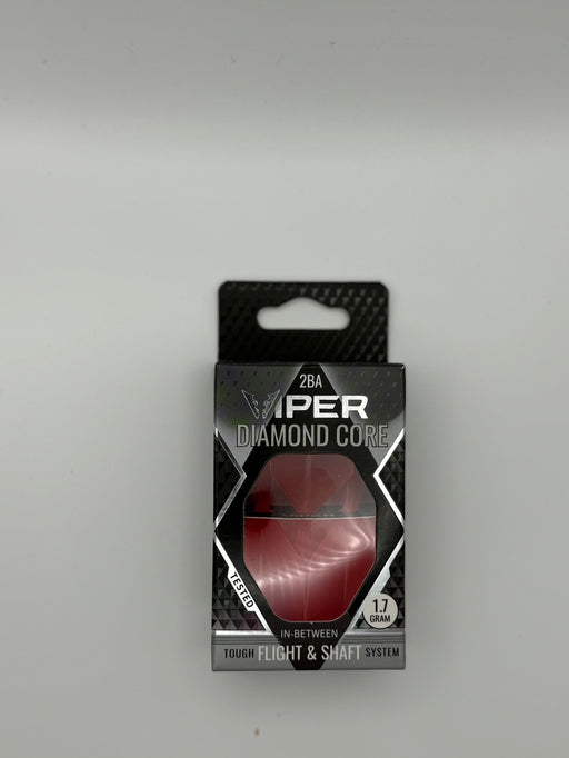 Viper Diamond Core Integrated Dart Flight and Shaft – Red