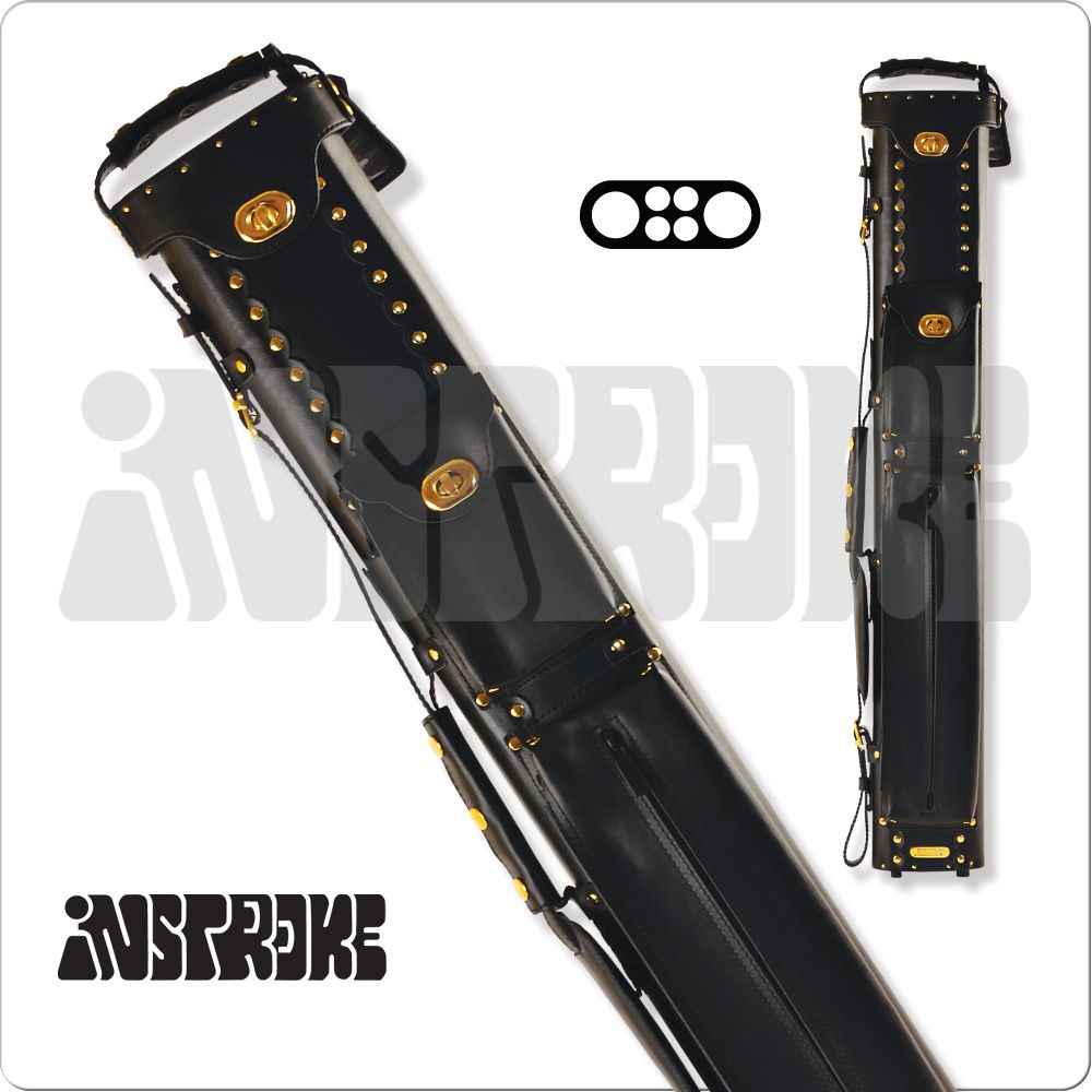 Instroke ISC24 Cowboy 2x4 Hard Leather Case - Black