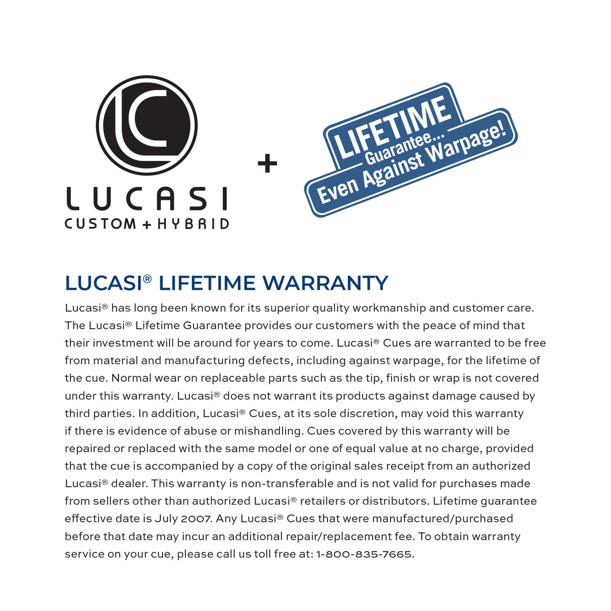 LHC17 Lucasi Hybrid Pool Cue - view 7