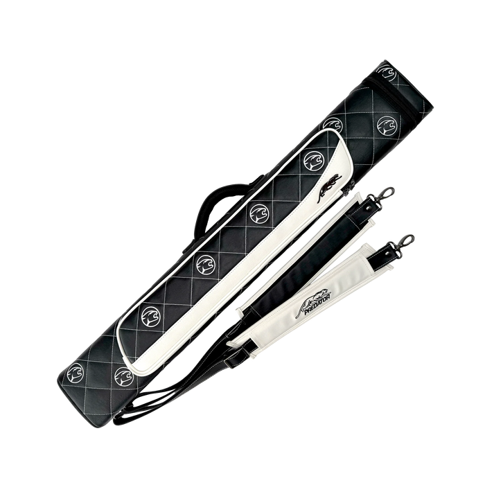 Predator Roadline 3x5 Hard Cue Case - Embroidered Black/White