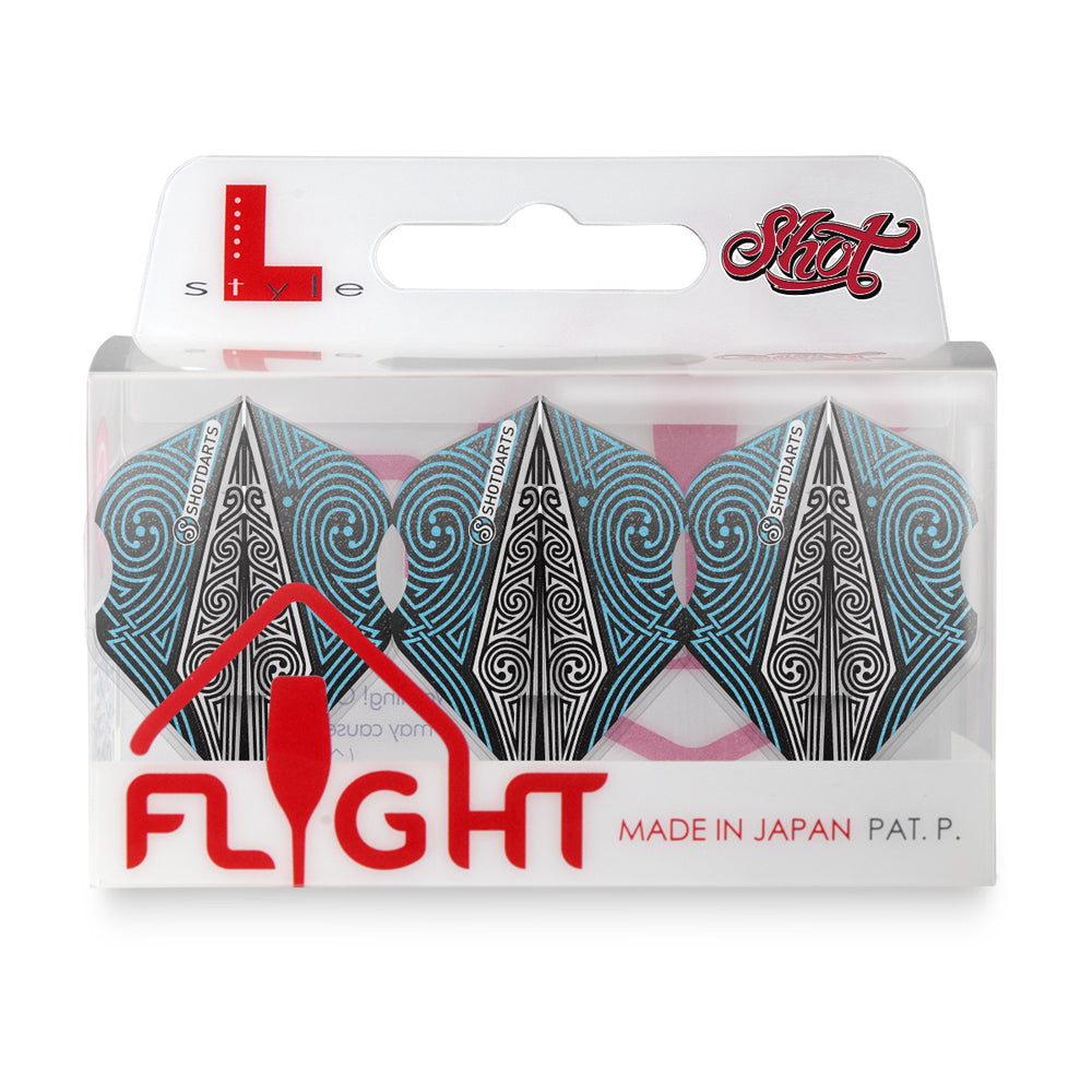 Shot Darts L-Style EZ L1 Odin's Spear Blue Flight Set