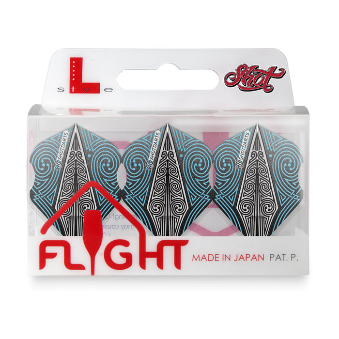 Shot Darts L-Style EZ L1 Odin's Spear Blue Flight Set