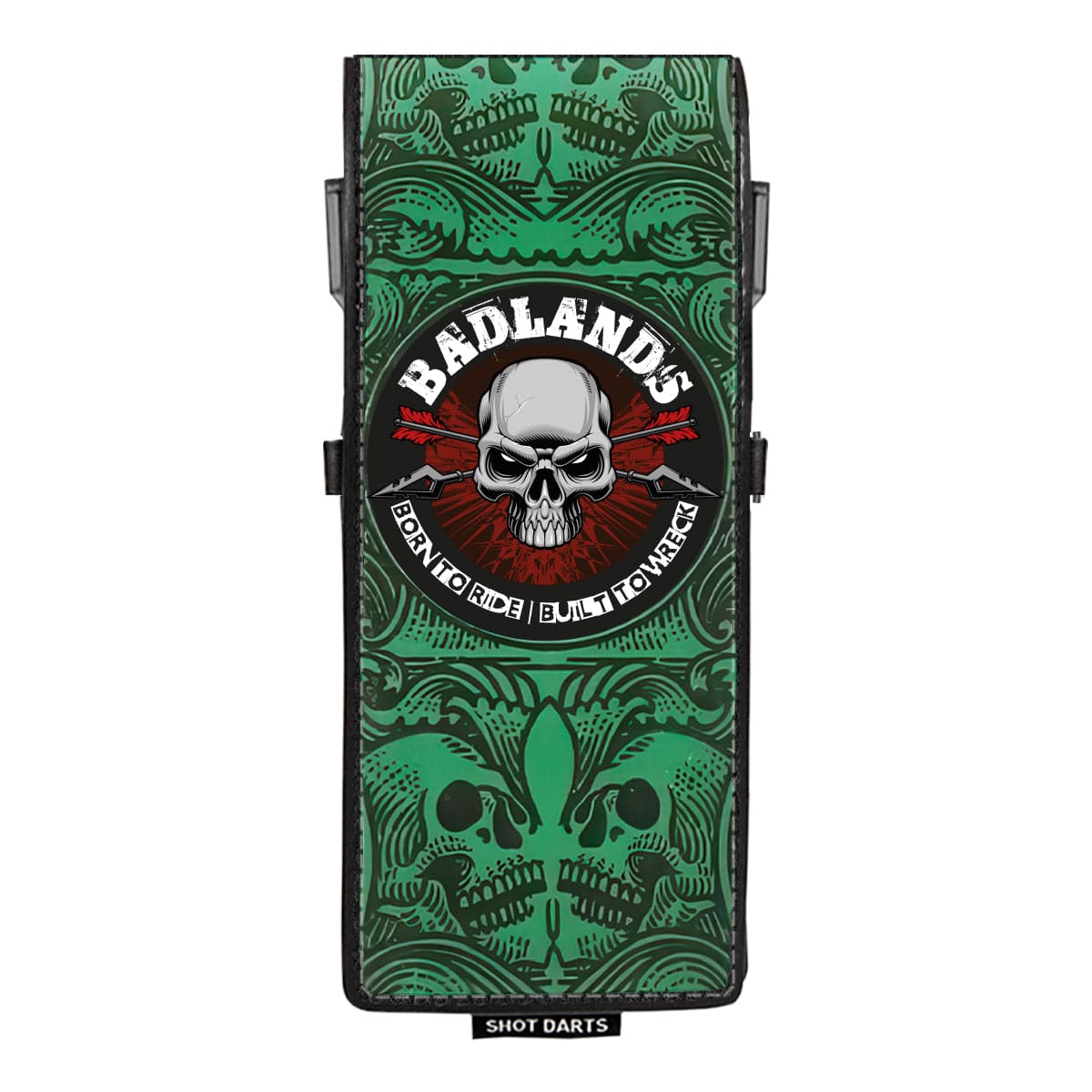 Shot Darts Badlands Inked Dart Wallet-Green