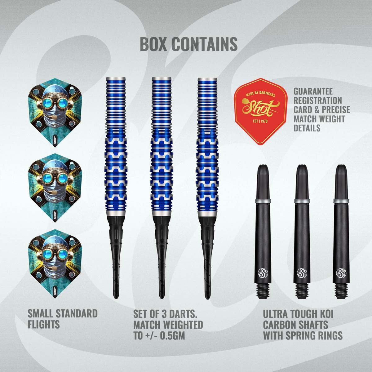 Badlands Tova Soft Tip Dart Set-90% Tungsten Barrels