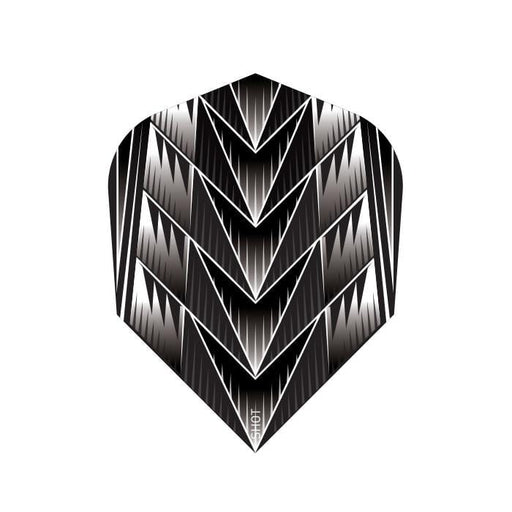 Tribal Weapon Black Dart Flight Set-Small Standard
