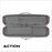 Action ACVAB24 Butterfly Vanity Backpack Straps 2x4 Soft Case - Purple - image 3