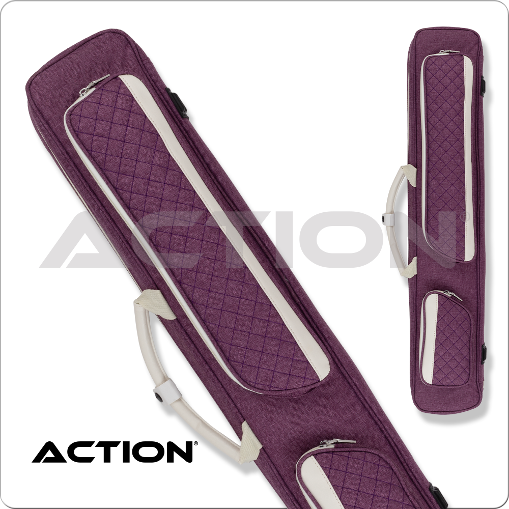 Action ACVAB24 Butterfly Vanity Backpack Straps 2x4 Soft Case - Purple