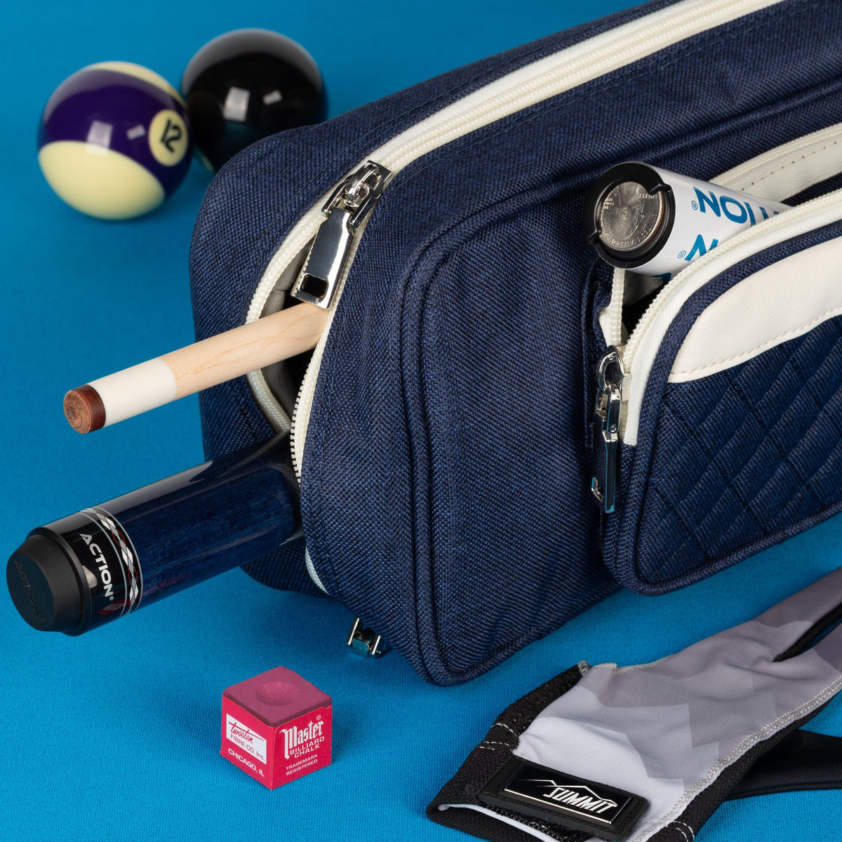 Action ACVAB24 Butterfly Vanity Backpack Straps 2x4 Soft Case - Navy - image 4
