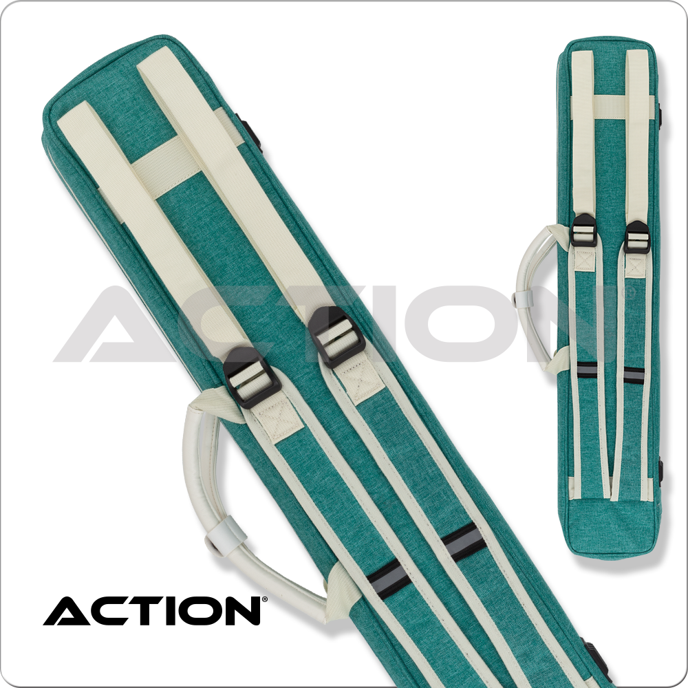 Action ACVAB24 Butterfly Vanity Backpack Straps 2x4 Soft Case - Teal - image 2