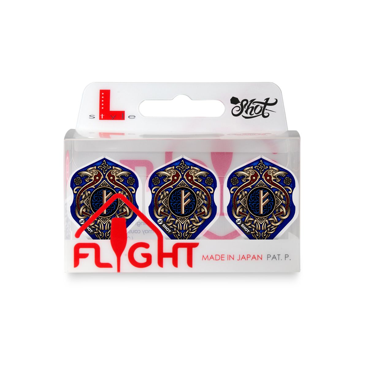 Shot Darts Shot L-Style EZ L1 Viking Rannsaka Dart Flight Set
