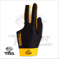 Tiger BGLTGY Black & Yellow Glove - Bridge Hand Left Large