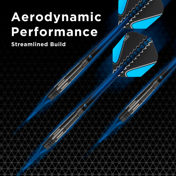 Viper Black Flux 90% Tungsten Steel or Soft Tip Conversion Darts Blue 20 Grams - view 5
