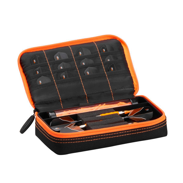 Casemaster Plazma Dart Case Black with Orange Trim