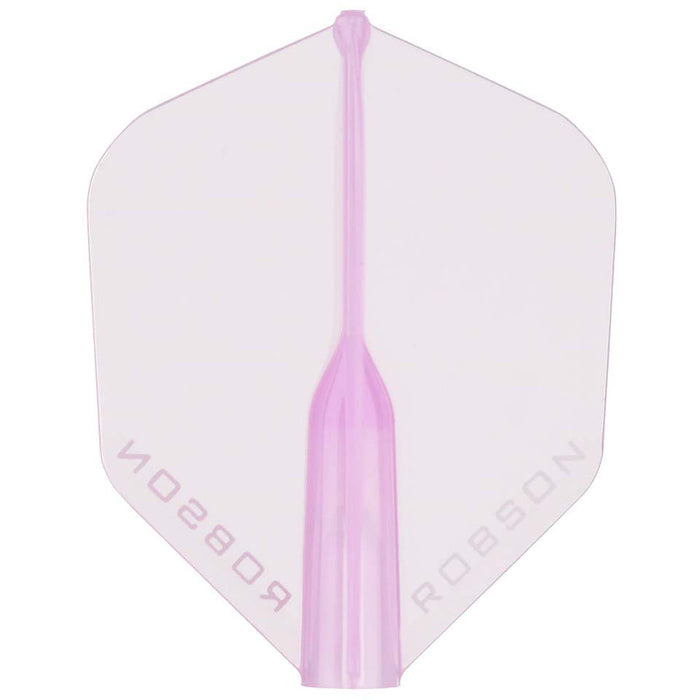 Robson Plus Crystal Dart Flights - Shape Pink