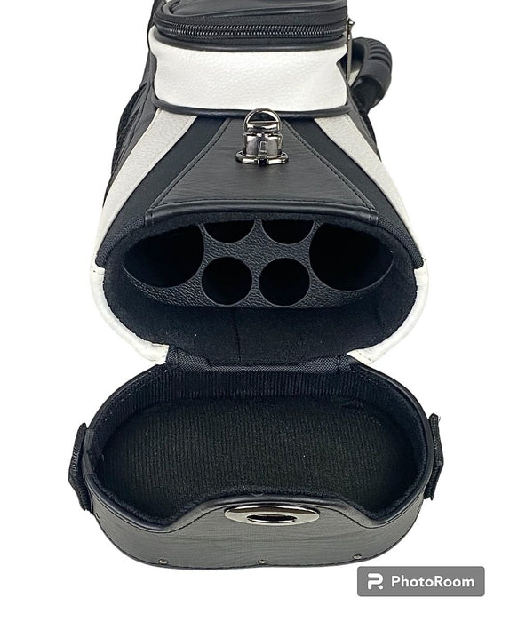 Schmelke CC131 2 Butt/4 Shaft Black w/White Cue Case - image 2
