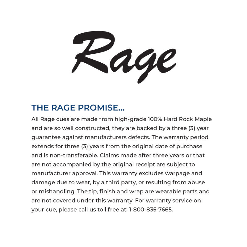 Rage RG103 Pool Cue - view 3