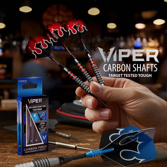 Viper Carbon Fiber Dart Shafts | Short | Purple