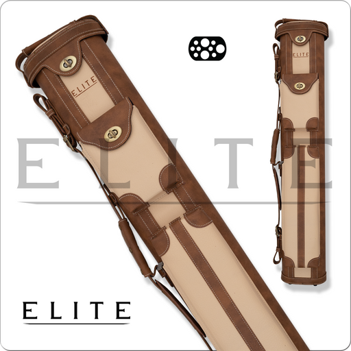 Elite ECV37 3x7 Vintage Hard Case - Chestnut