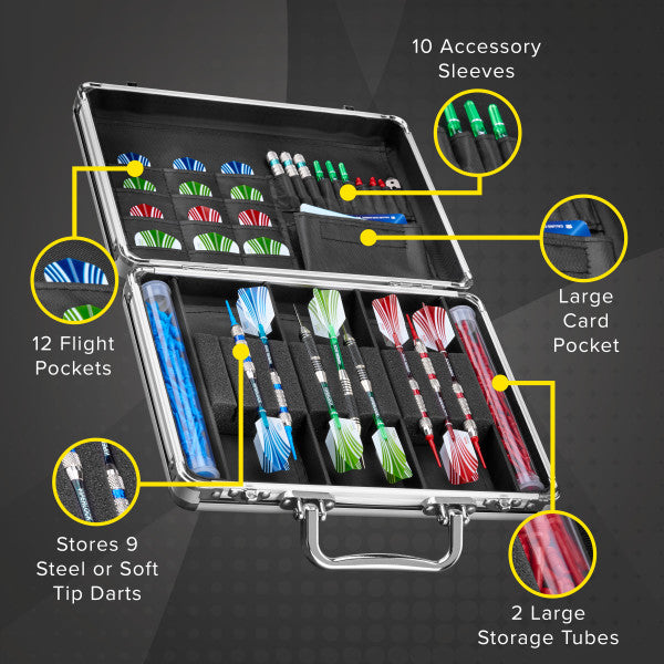 Casemaster Legion Aluminum Dart Case - view 3