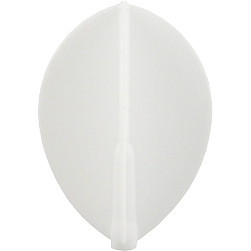 Fit Flight Dart Flights - Teardrop White