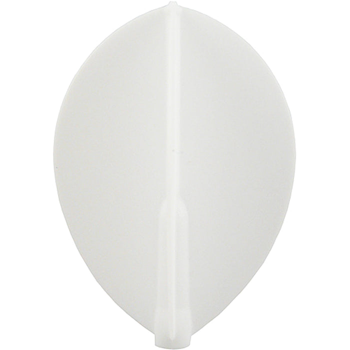 Fit Flight Dart Flights - Teardrop White