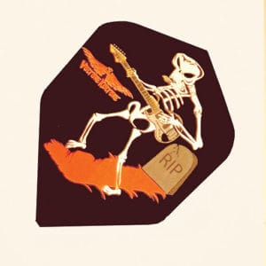 Flights - Vulture Kulture Skeleton Playing Guitar