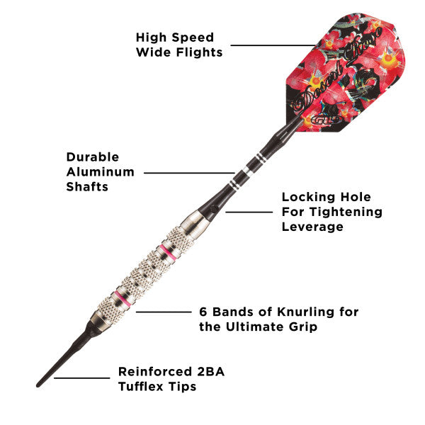 Viper Desert Rose Darts Soft Tip Darts 16 Grams