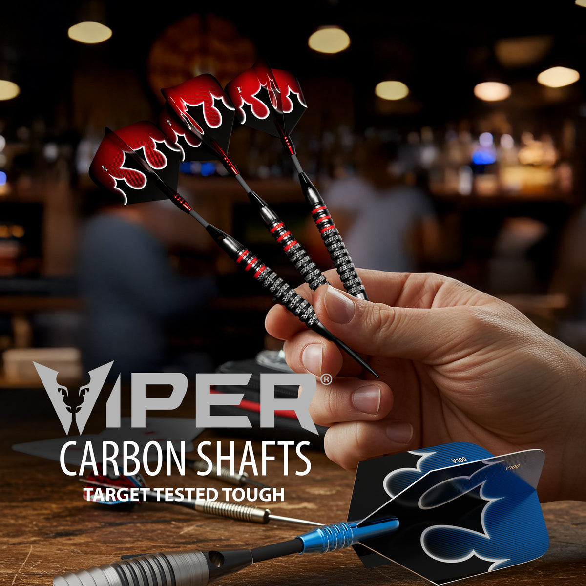 Viper Carbon Fiber Dart Shafts | InBetween | Blue
