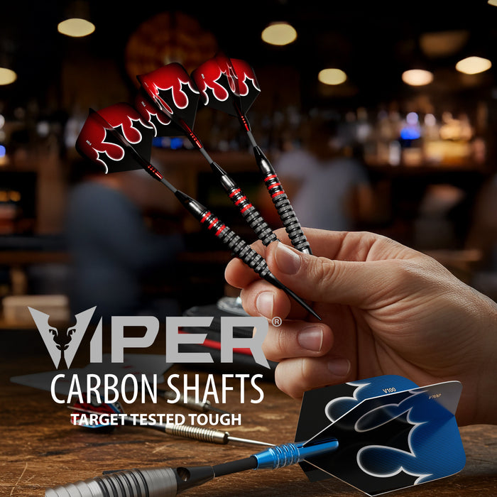 Viper Carbon Fiber Dart Shafts | Short | Purple